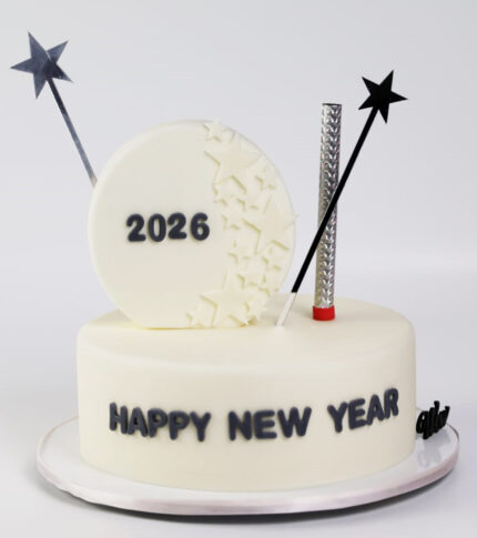 Sparkling New Year’s Cake